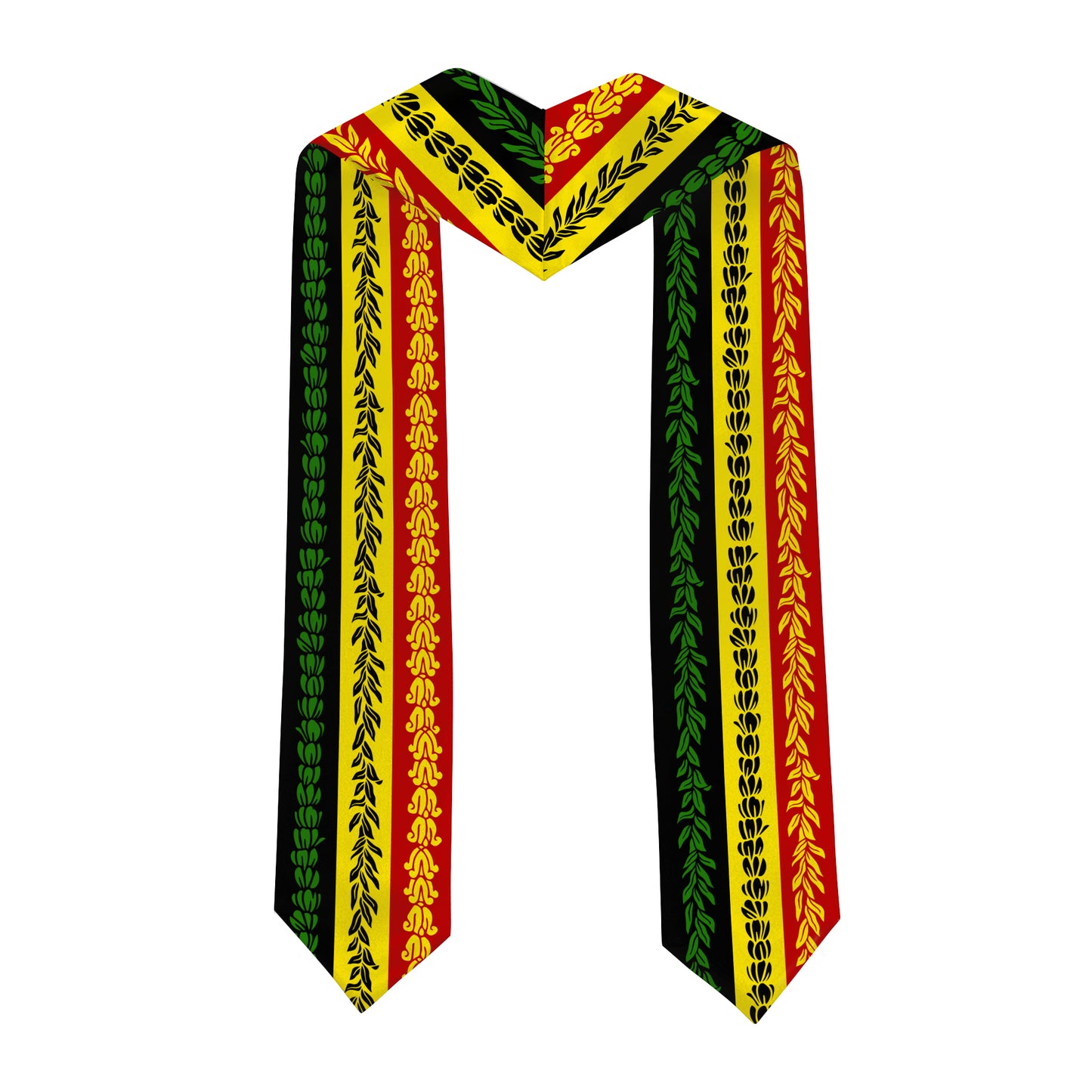 Hawaii Graduation Stole Custom Class 2026 Of Aloha Flag With Flower Lie Beautiful