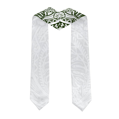 Hawaii Graduation Stole Custom Polynesian Hibiscus Tribal Island