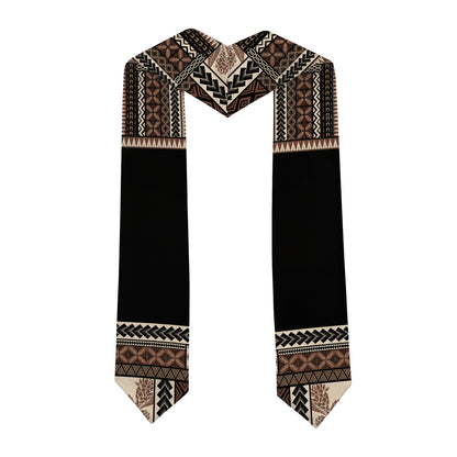Samoa Graduation Stole Custom Class 2026 Samoan Siapo Motif Classic Style