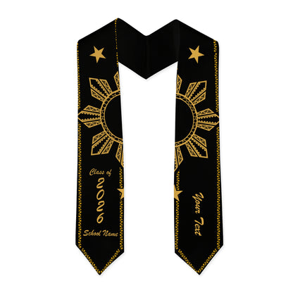 Philippines Filipinos Graduation Stole Custom Sun Star Royal Original Style