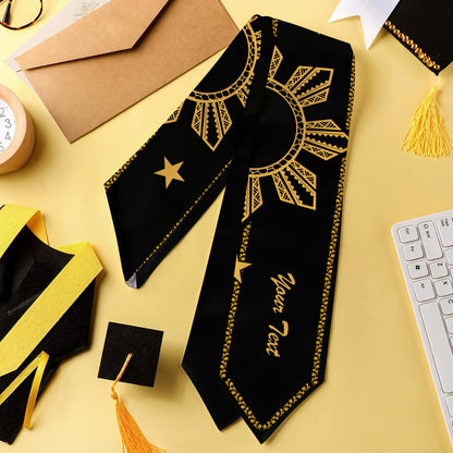 Philippines Filipinos Graduation Stole Custom Sun Star Royal Original Style