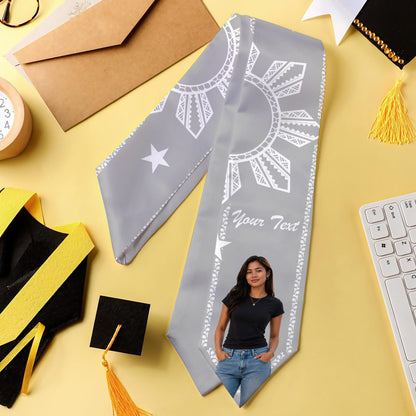 Philippines Filipinos Graduation Stole Custom Custom Sun Star Royal Style Image