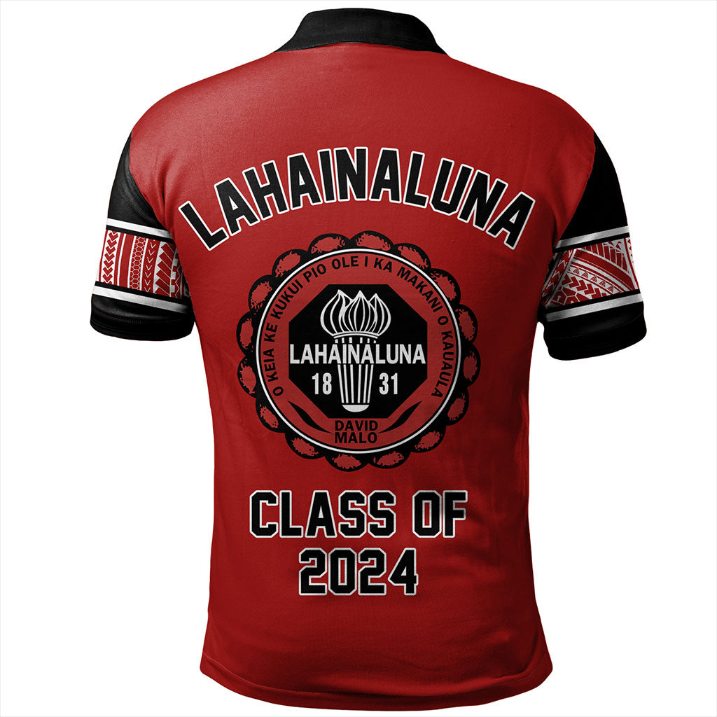 Hawaii Polo Shirt Custom Your Class Lahainaluna High School