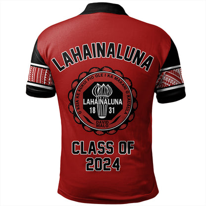 Hawaii Polo Shirt Custom Your Class Lahainaluna High School