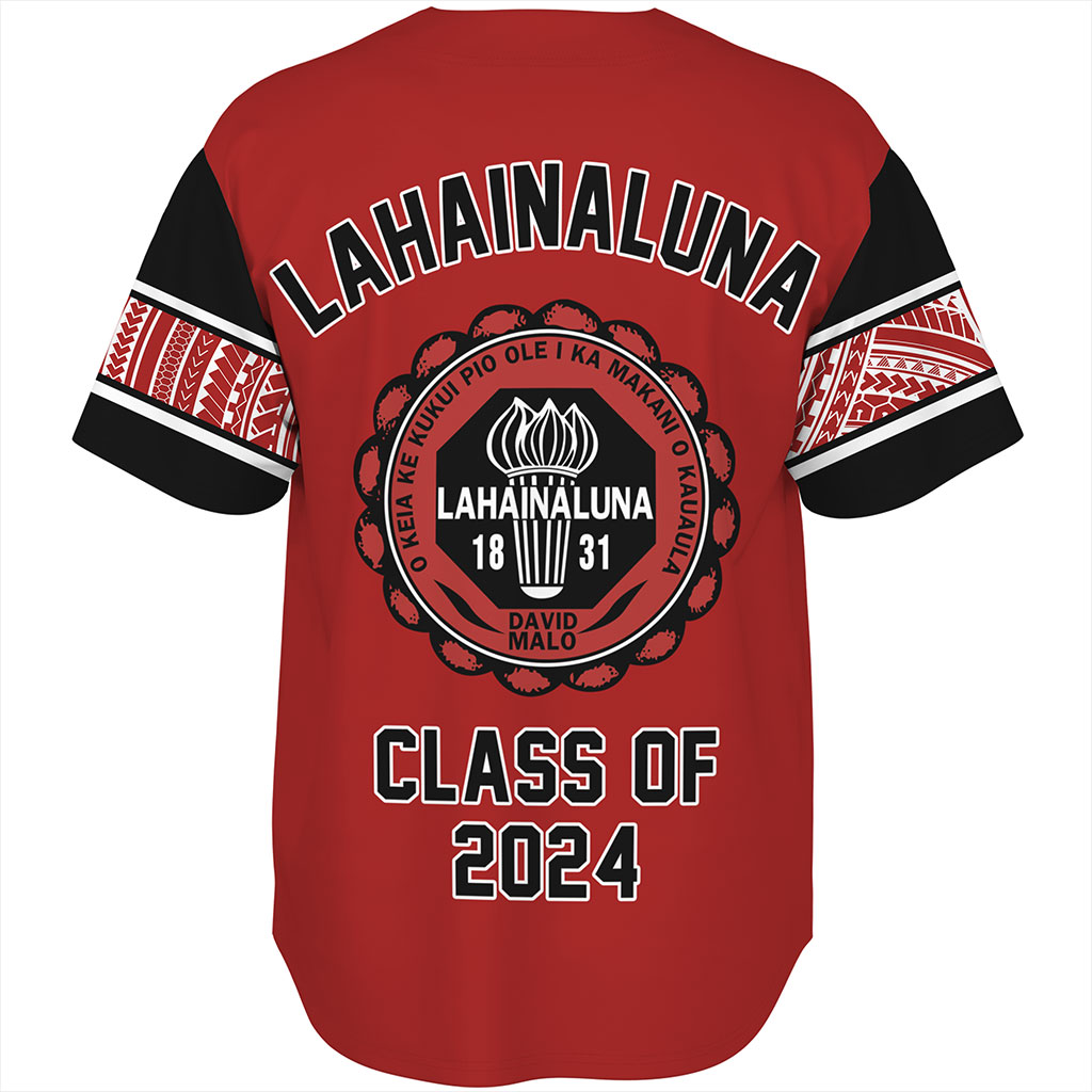 Hawaii Baseball Shirt Custom Your Class Lahainaluna High School