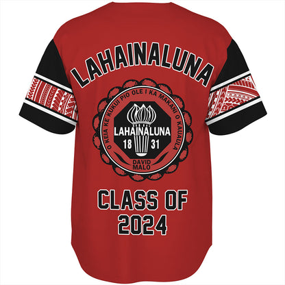 Hawaii Baseball Shirt Custom Your Class Lahainaluna High School