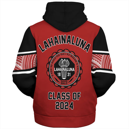 Hawaii Sherpa Hoodie Custom Your Class Lahainaluna High School