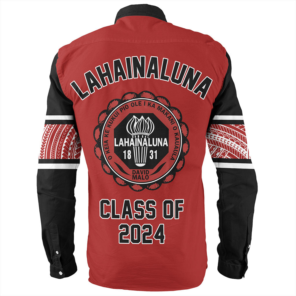 Hawaii Long Sleeve Shirt Custom Your Class Lahainaluna High School