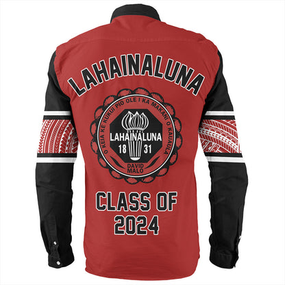 Hawaii Long Sleeve Shirt Custom Your Class Lahainaluna High School