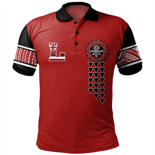 Hawaii Polo Shirt Custom Your Class Lahainaluna High School