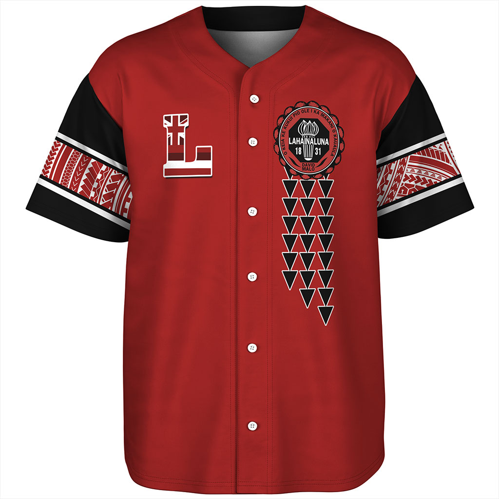 Hawaii Baseball Shirt Custom Your Class Lahainaluna High School