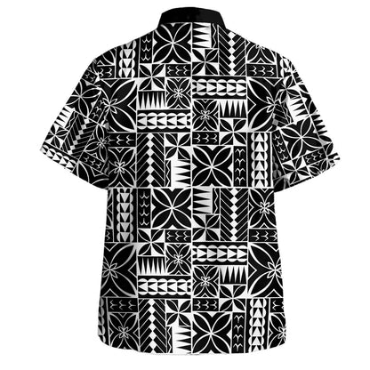 Samoa Hawaiian Shirt Siapo Design Tribal Pattern