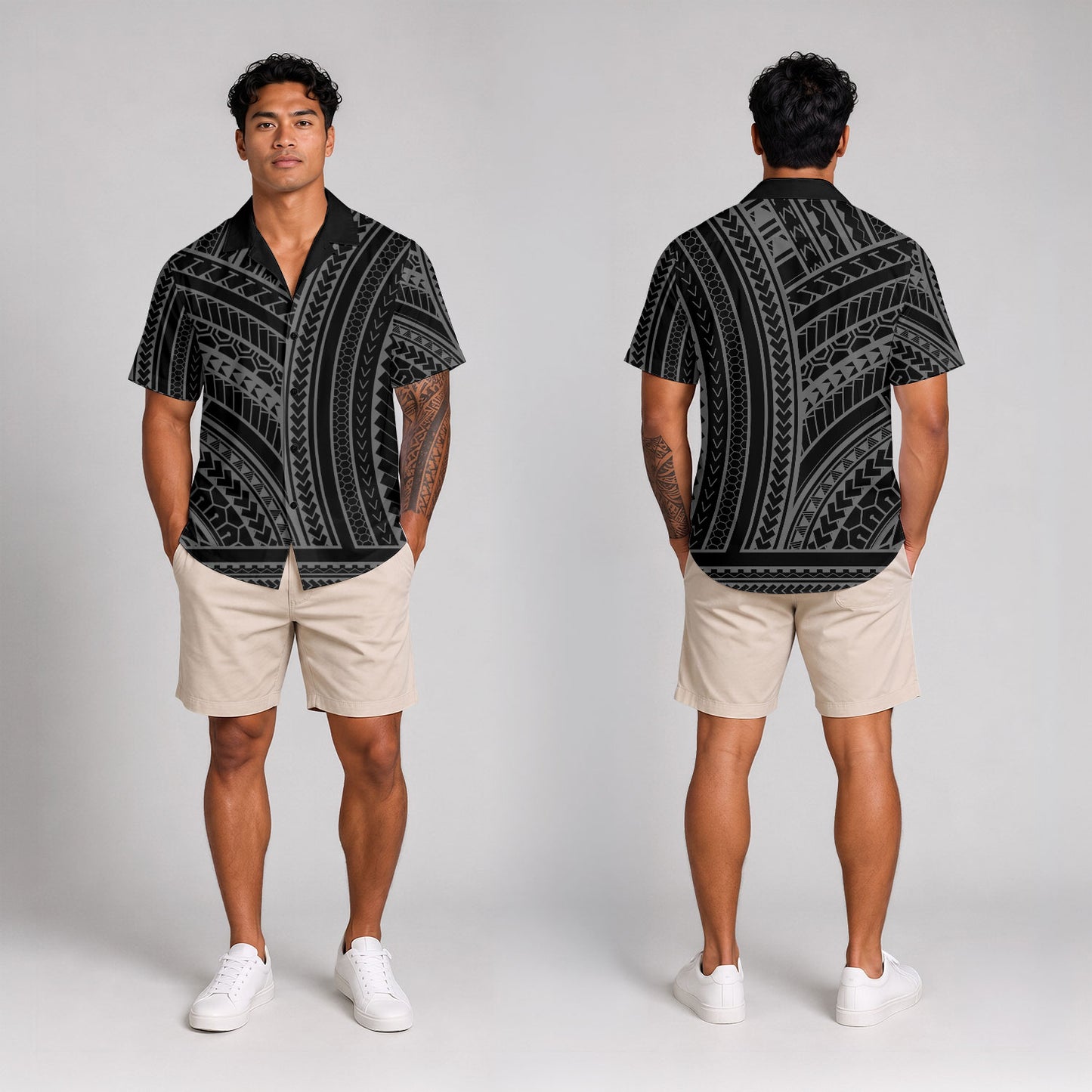 Hawaii Combo Family Polynesian Tribal Pattern