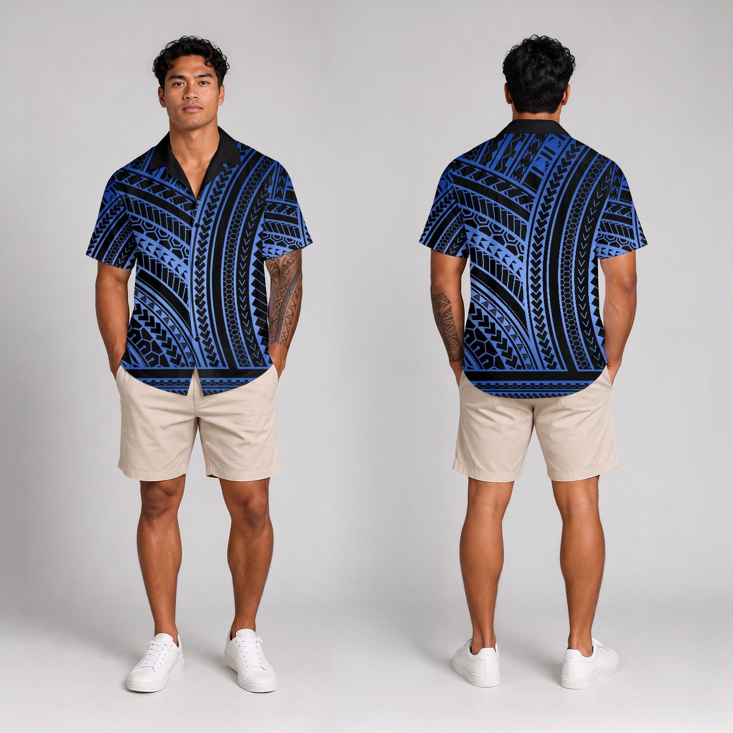 Hawaii Combo Family Polynesian Tribal Pattern