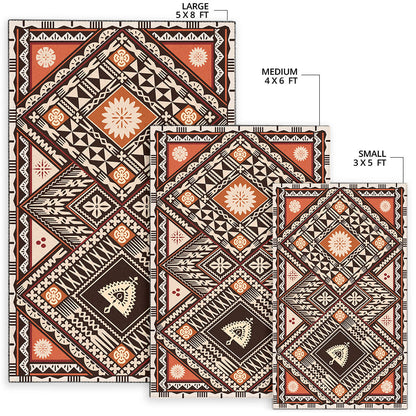 Fiji Area Rug Tapa Massi Art