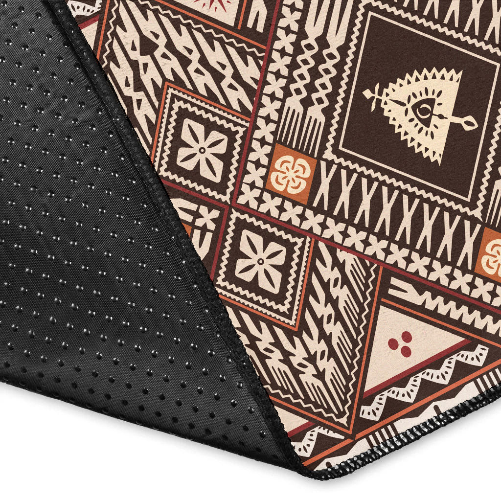 Fiji Area Rug Tapa Massi Art
