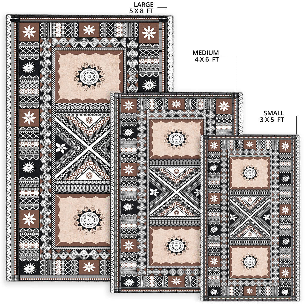 Fiji Area Rug Tapa Massi Design