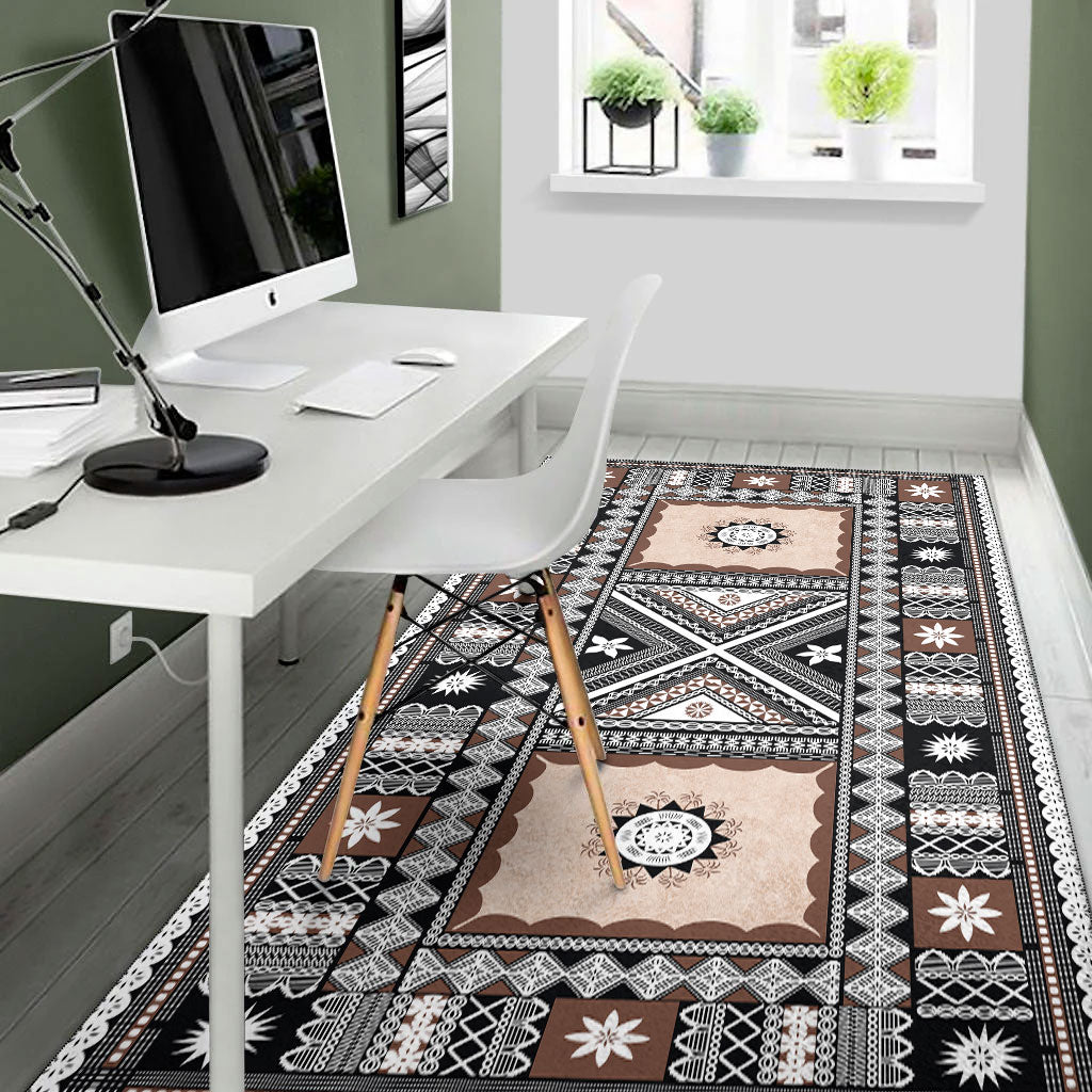 Fiji Area Rug Tapa Massi Design
