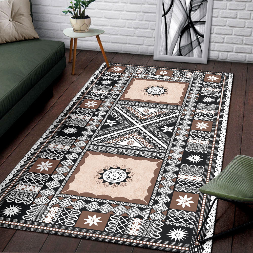 Fiji Area Rug Tapa Massi Design