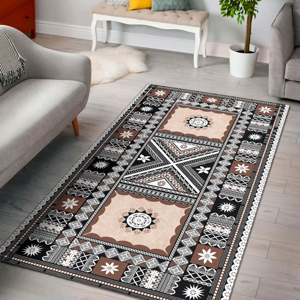 Fiji Area Rug Tapa Massi Design
