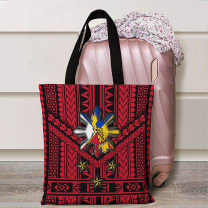Philippines Filipino Sun And Stars Tribal Tattoo Patterns Style Tote Bags
