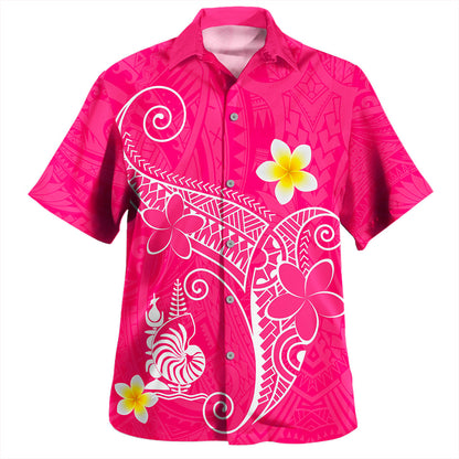 New Caledonia Hawaiian Shirt Polynesia Floral Tribal Ver.1
