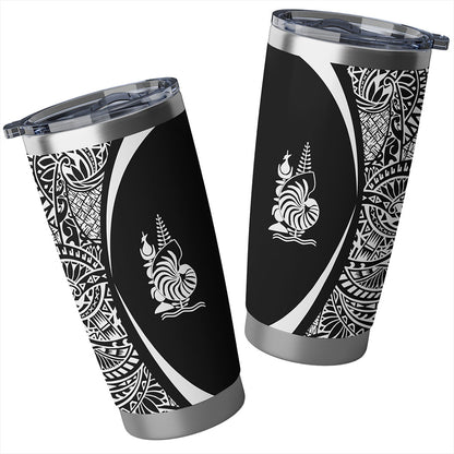 New Caledonia Tumbler Lauhala Circle Style White