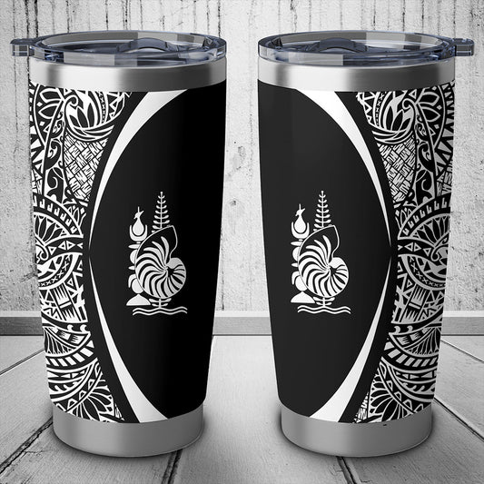 New Caledonia Tumbler Lauhala Circle Style White