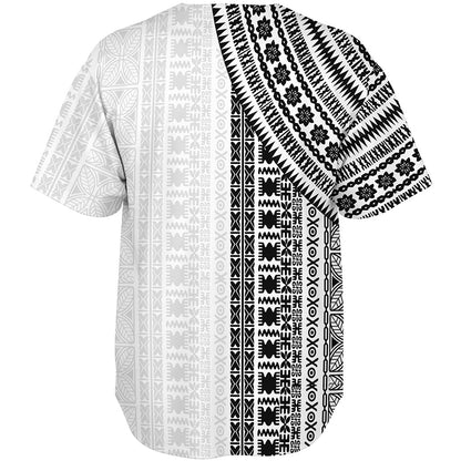 Fiji Baseball Shirt Rugby Tribal Half Style