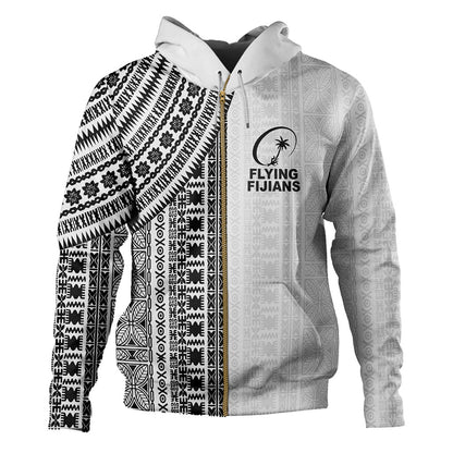 Fiji Hoodie Rugby Tribal Half Style