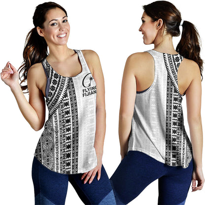 Fiji Women Tank Rugby Tribal Half Style