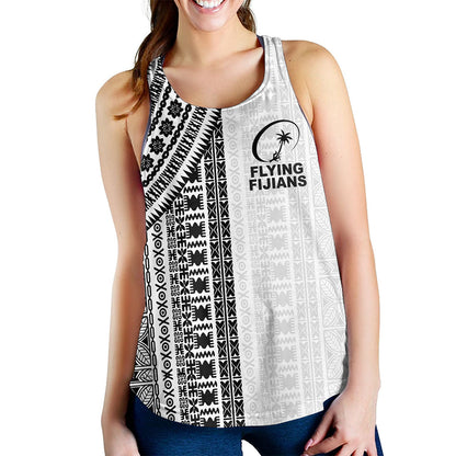 Fiji Women Tank Rugby Tribal Half Style