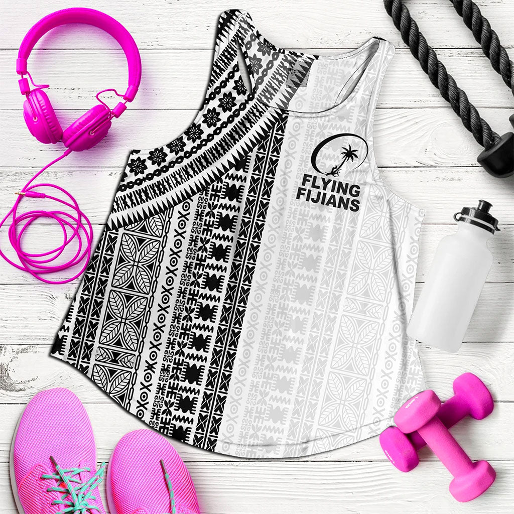 Fiji Women Tank Rugby Tribal Half Style