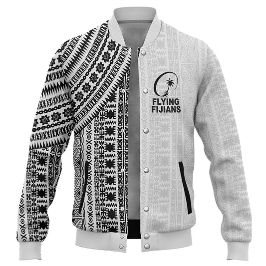 Fiji Baseball Jacket Rugby Tribal Half Style