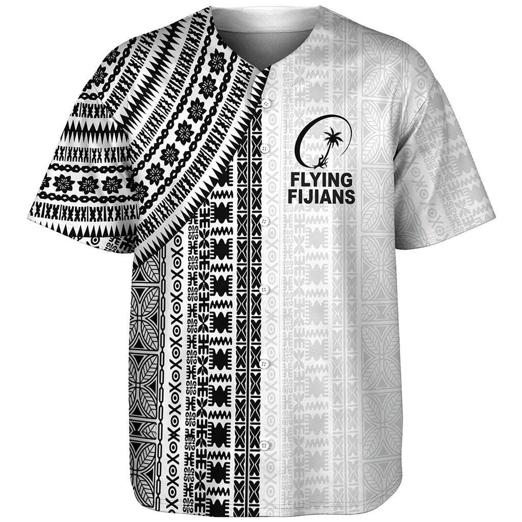 Fiji Baseball Shirt Rugby Tribal Half Style