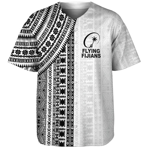 Fiji Baseball Shirt Rugby Tribal Half Style