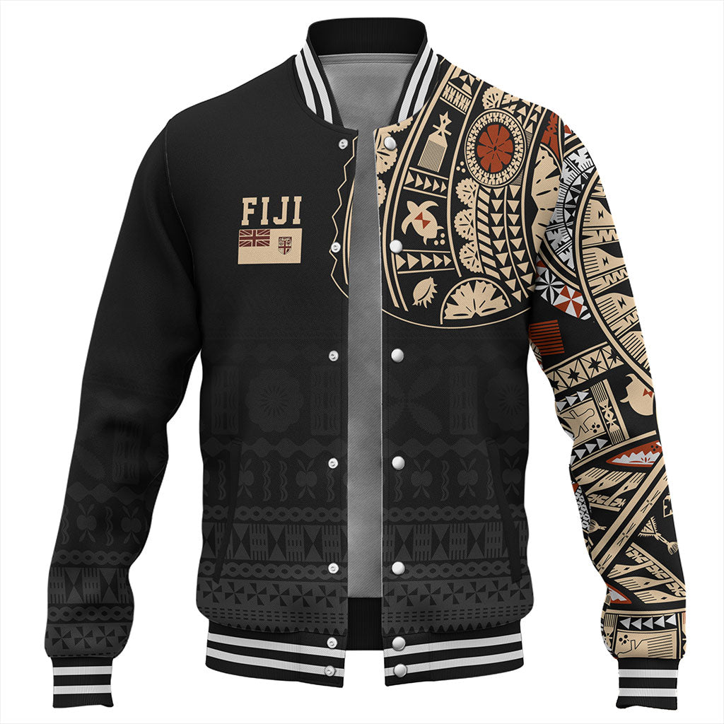 Fiji Baseball Jacket Tattoo Bula In My Heart