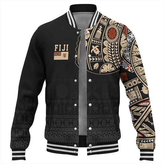 Fiji Baseball Jacket Tattoo Bula In My Heart