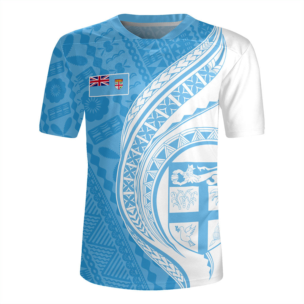 Fiji Rugby Jersey Fijian Bula Half Pattern | Polynesian.co
