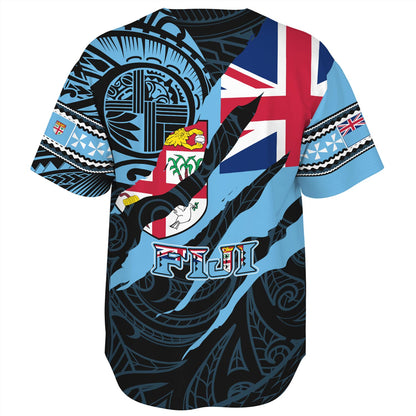 Fiji Baseball Shirt Custom Fiji In My Heart Polynesian Style