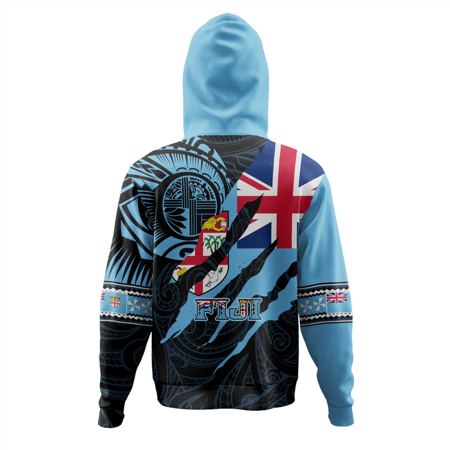 Fiji Hoodie Custom Fiji In My Heart Polynesian Style