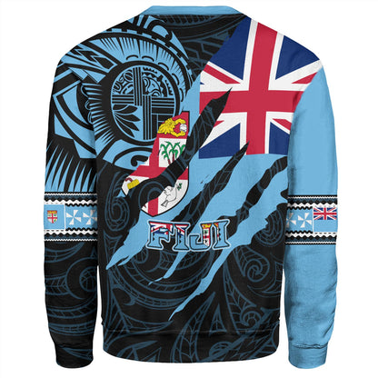 Fiji Sweatshirt Custom Fiji In My Heart Polynesian Style