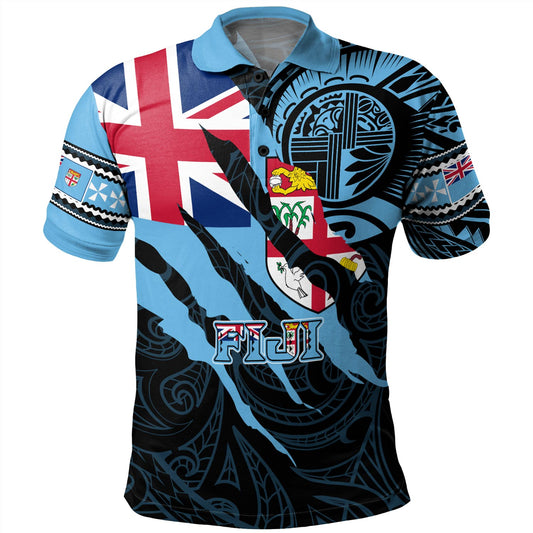 Fiji Polo Shirt Custom Fiji In My Heart Polynesian Style