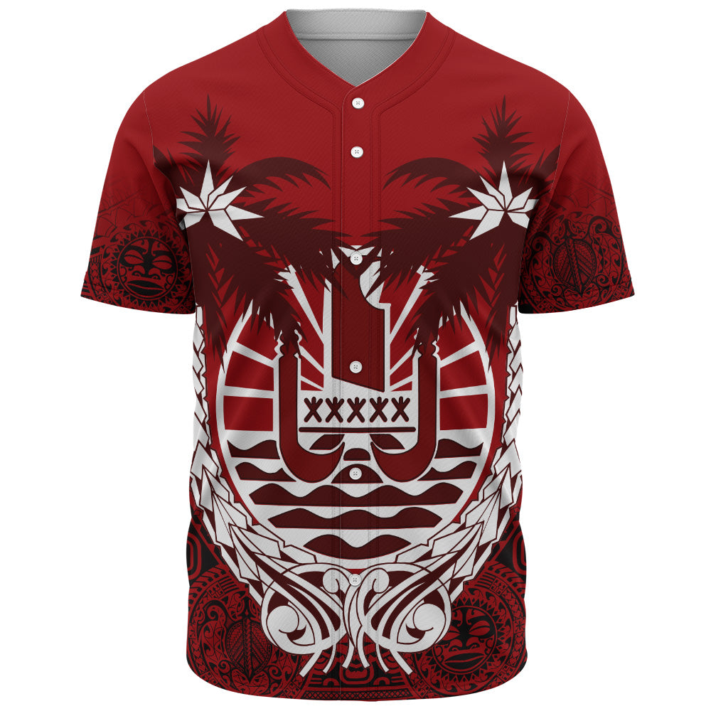 Tahiti Baseball Shirt Polynesian Coconut
