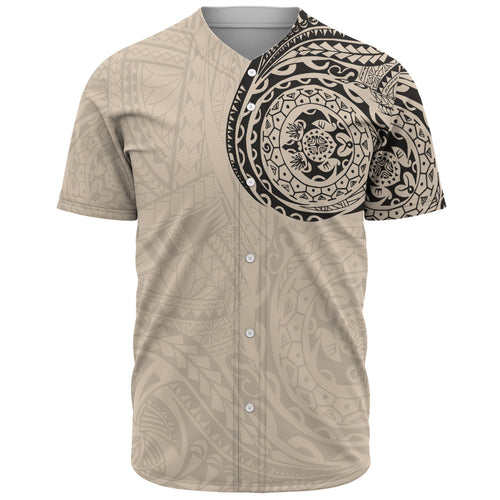 Polynesian Baseball Shirt Polynesian Tattoo Style Version 2.0 Nude