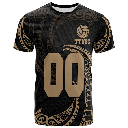 TTVBC T-Shirt - Gold Tribal Wave