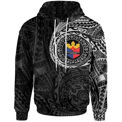Philippine Flag Logo Polynesian Tattoo Style Hoodie