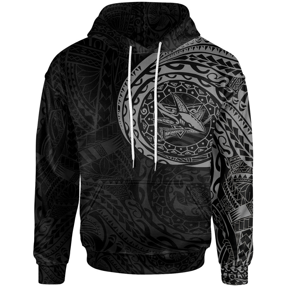 San Jose Sharks Polynesian Tattoo Style Hoodie