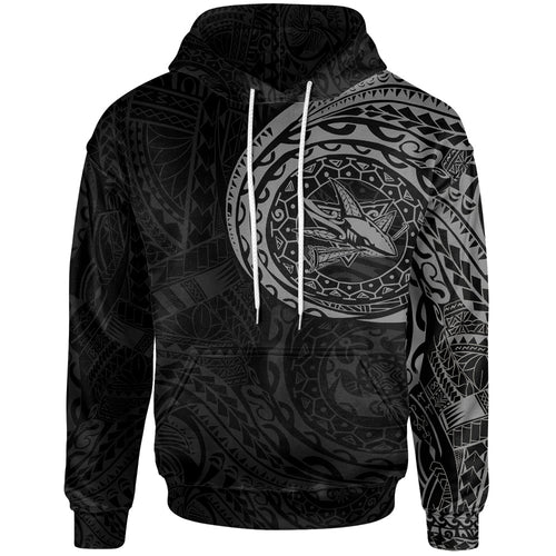 San Jose Sharks Polynesian Tattoo Style Hoodie