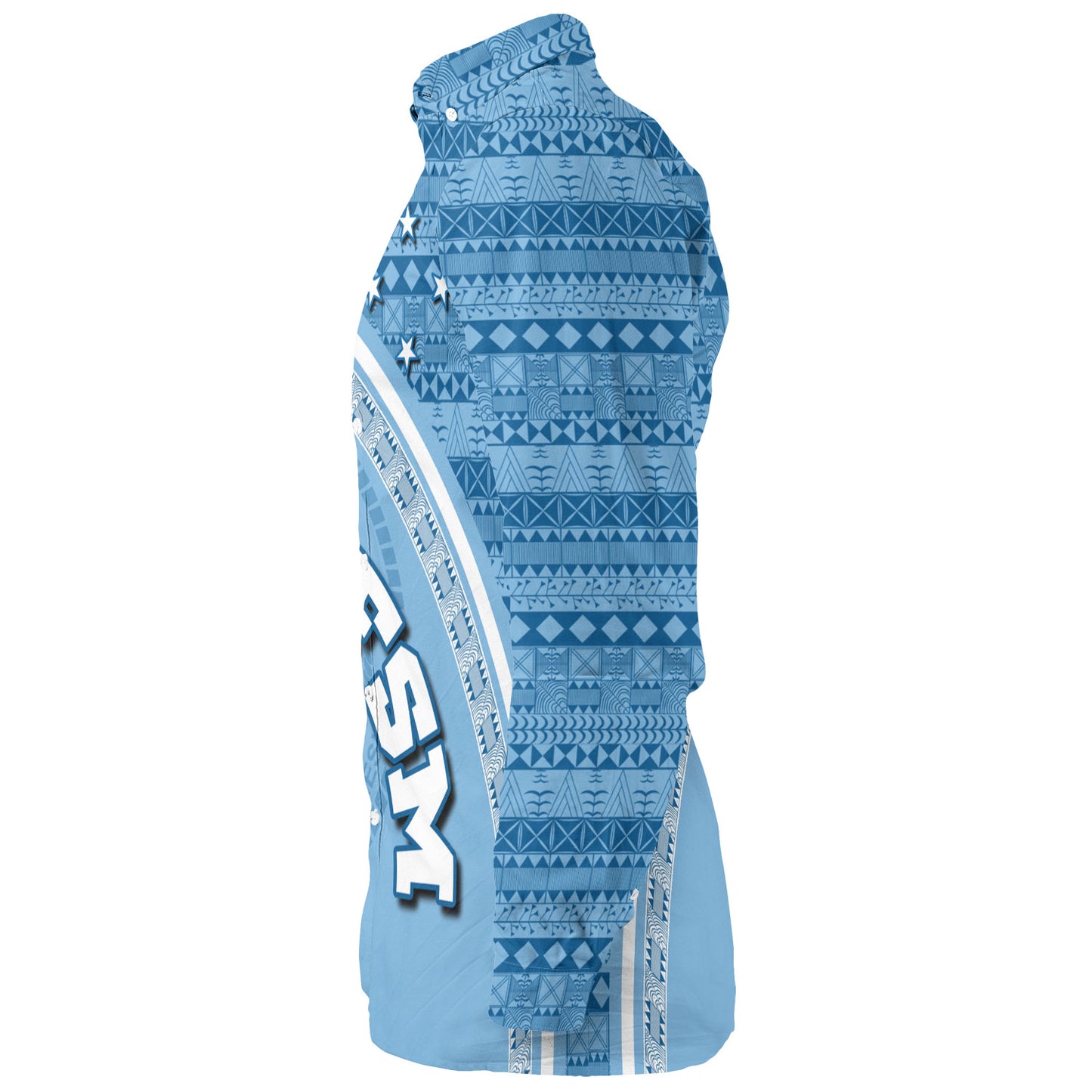 Federated States Of Micronesia Custom Personalised Long Sleeve Shirt Micronesia Tribal Patterns Curve Style